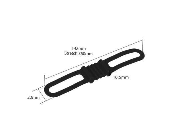 AntiSkid Rubber Holder for Bicycle Lights, Computers, Pumps, and more... - Image 10