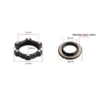 VXM Center Lock Adapter 04 Center lock Disc Brake Adapter 6 bolt For 9/12/15mm Bike Hub
