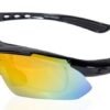 5 LENS POLARIZED UV400 SPORTS CYCLING GLASSES