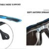5 LENS POLARIZED UV400 SPORTS CYCLING GLASSES