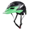 Sunrimoon Children/Kids Helmet TS82 - Black/Green