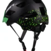 Sunrimoon Children/Kids Helmet TS82 - Black/Green