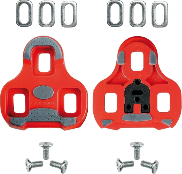 LOOK KEO Grip Cycling Cleats - 9 degrees float - Red