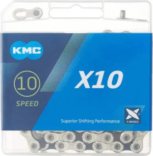 KMC X10 10 Speed Bicycle Chain for Road Bikes & Mountain Bikes