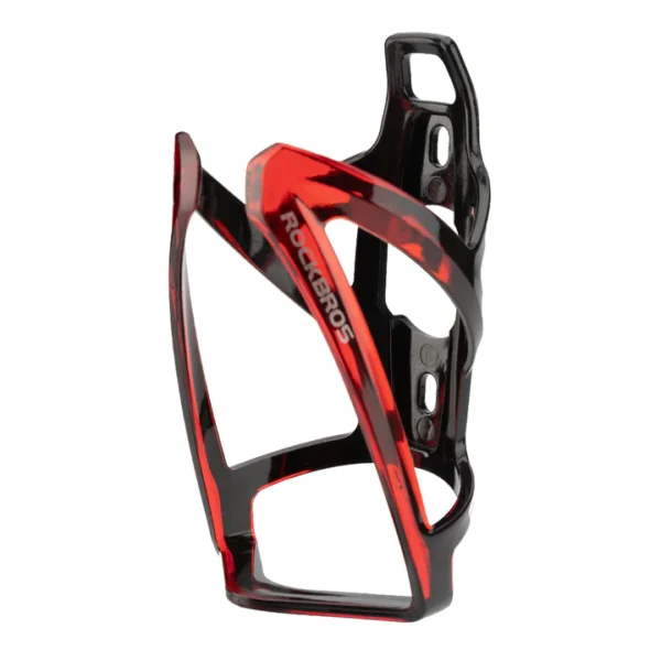 Rockbros Double Color Plastic Bottle Cages - Black Red