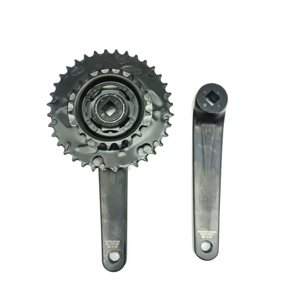 Shimano Altus FC-M315 MTB Bike Cranset 7/8 Speed Square Hole Crankset 36-22T - Image 2