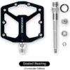 ROCKBROS Mountain Bike Pedals MTB Pedals K203