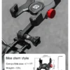 ROCKBROS Bike Phone Holder - Heavy Duty Aluminum Alloy