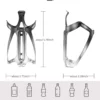 JUB-RKL02BS-03 ROCKBROS Aluminum Alloy Bike Water Bottle Cage RKL02