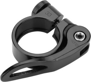 Black Seat post Clamp 33mm  with Quick Release