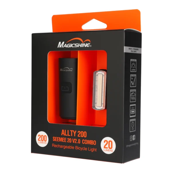 Magicshine ALLTY 200 Bicycle USB Light Combo