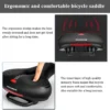 RockBros Saddle AQ-6090 - 11 ROCKBROS Large Memory Foam Saddle with Handle