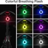 ROCKBROS Q1 Samurai Colorful Bike Tail Light Rechargeable