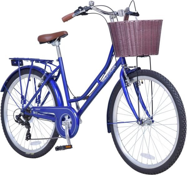 Wildtrak - Adult City Bike 26 Inch 6 Speed Shimano