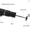 Wake Stem Raiser 101A-03 WAKE Bicycle Fork Stem Riser 125 mm Bike Stem Height Extender for Road Mountain Bike