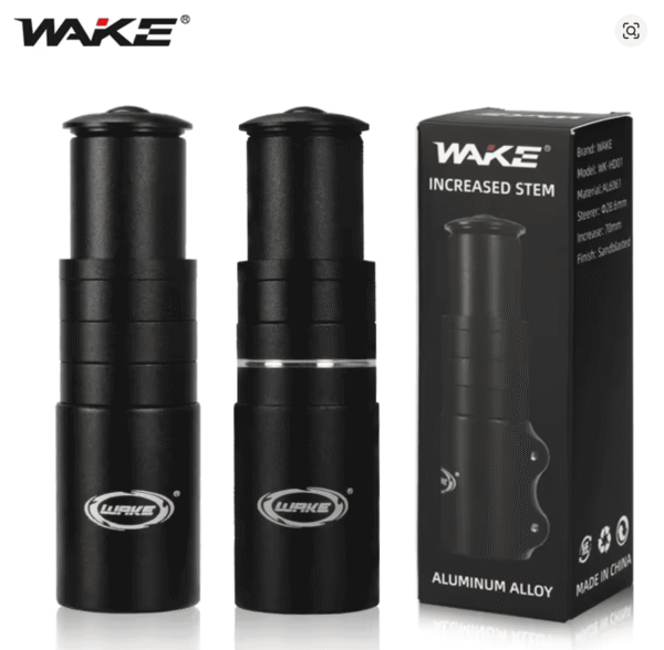 WAKE Bicycle Fork Stem Riser 125 mm Bike Stem Height Extender for Road Mountain Bike