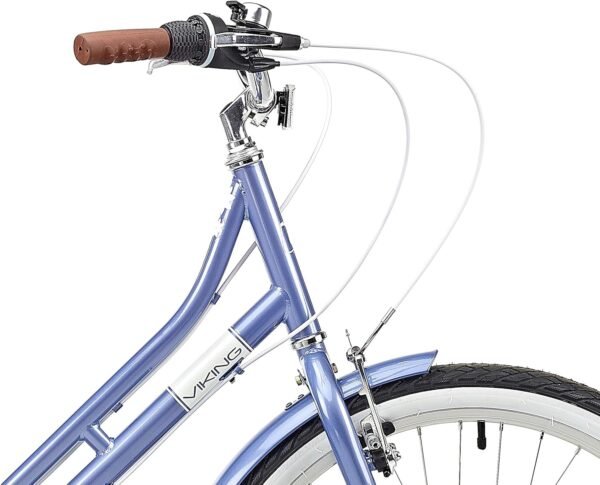 Viking-Paloma-Lilac-07 Viking Paloma - Heritage Dutch-style girls bike 24"