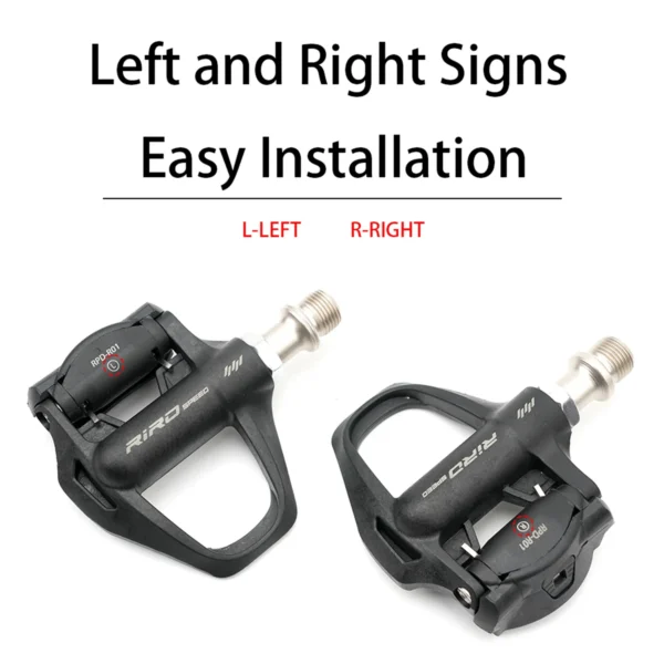 RIRO SL Road Bike Pedals 272g with SPD Cleats - Set