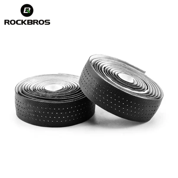 ROCKBROS Soft EVA Breathable Non-slip Bicycle Handlebar Tape - Black/White