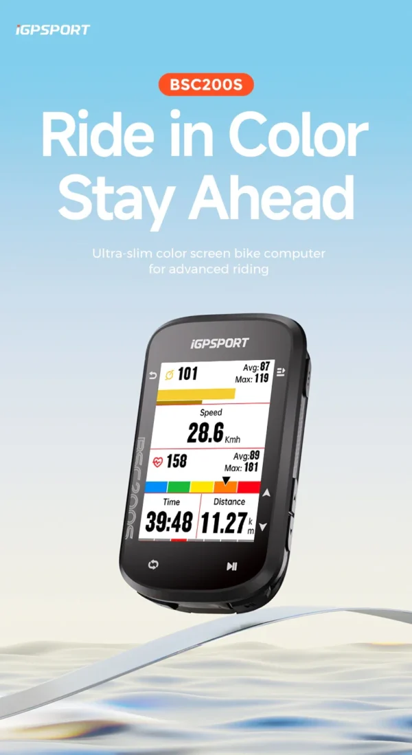 iGPSPORT BSC200S GPS Cycling Computer with Navigation