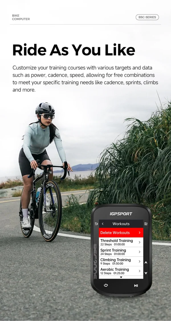 iGPSPORT BSC200S GPS Cycling Computer with Navigation