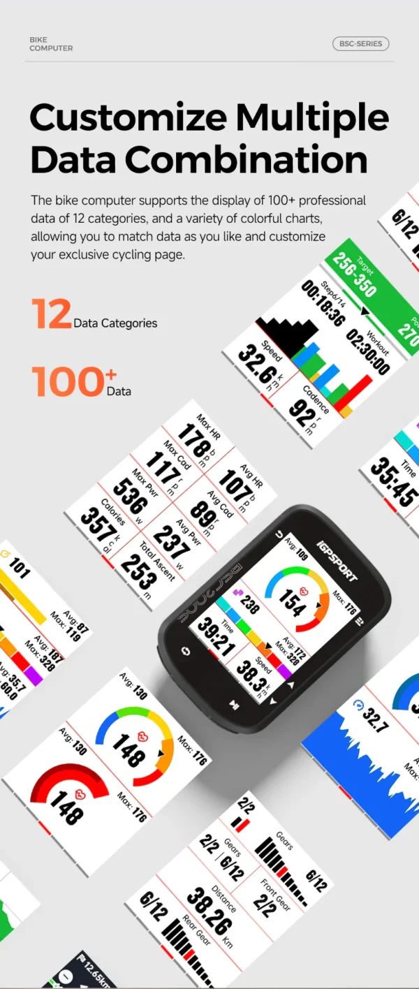 iGPSPORT BSC200S GPS Cycling Computer with Navigation