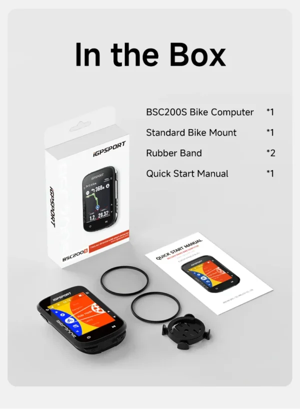 iGPSPORT BSC200S GPS Cycling Computer with Navigation – Cycle Omania