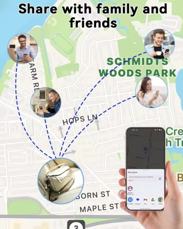RENTAL - Duo Tracker - Smart Air Tag for Android & iOS