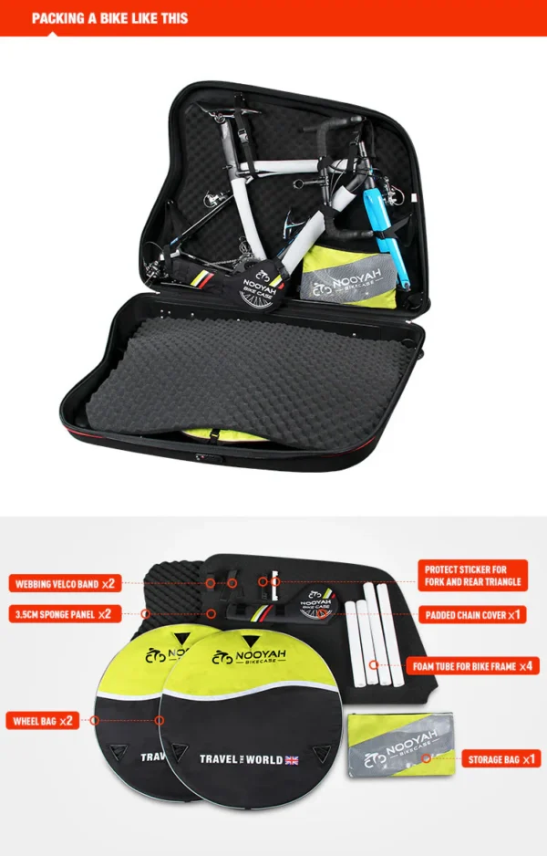RENTAL - POD Bicycle Travel Case Bag