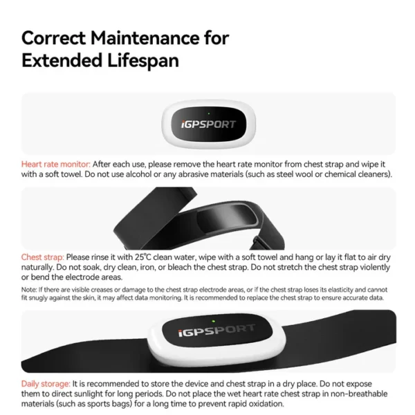 iGPSPORT HR50-18 iGPSPORT HR50 Heart Rate Monitor