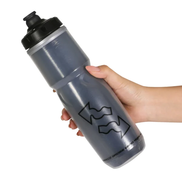 upten bottle 710 ml -black-03 710ml Insulated Bike Sports Water Bottle